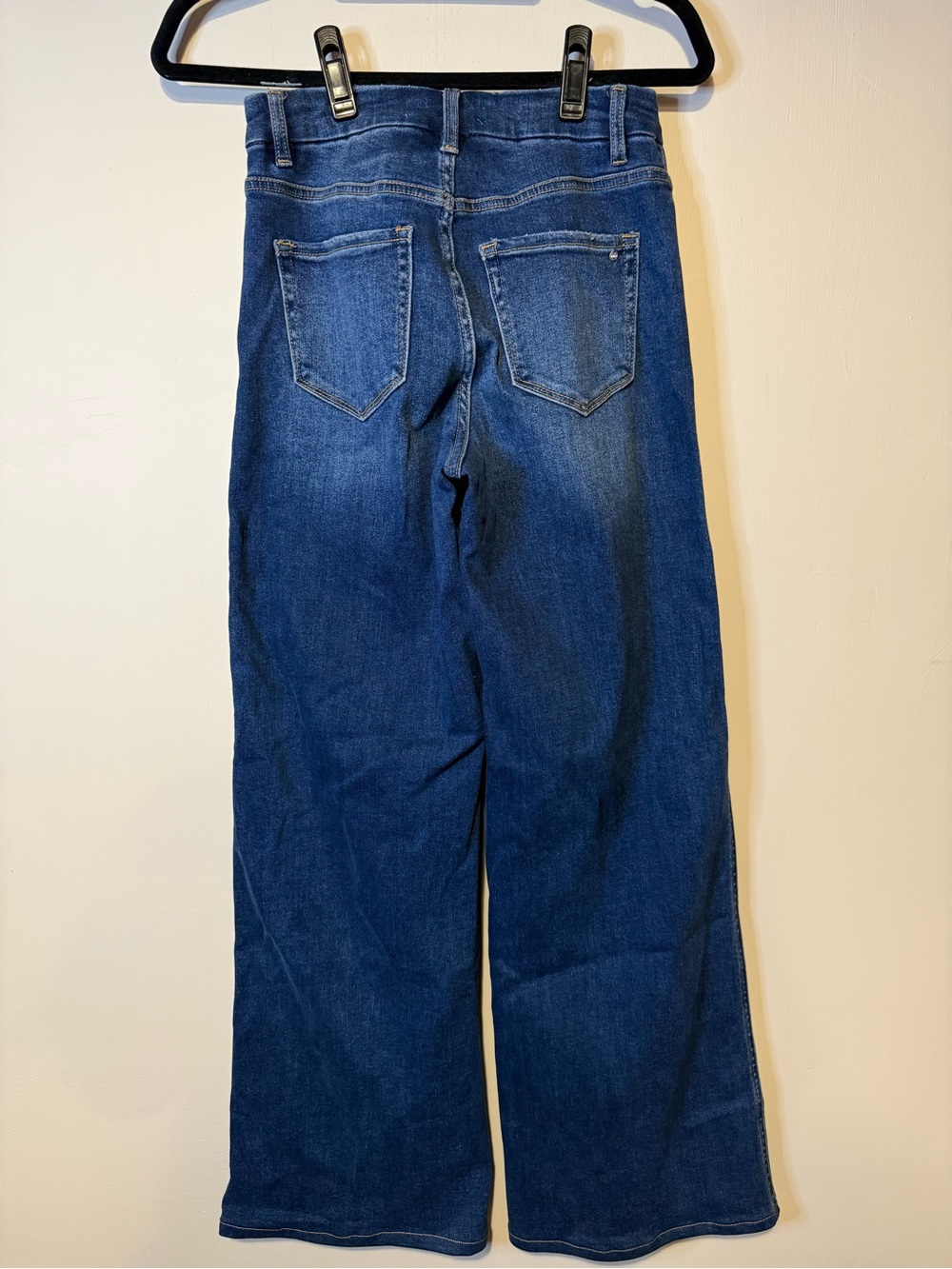MICA Super High Rise Dark Wash Skater Flare Jeans Sz 25 - Picture 7 of 9